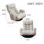 Tête et taille réglables, chaise de jeu, chaise longue rotative à 360 degrés, chaise de loisirs à siège rotatif-1726243900-1726243902