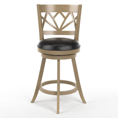 Rickey Swivel Upholstered Counter Stool