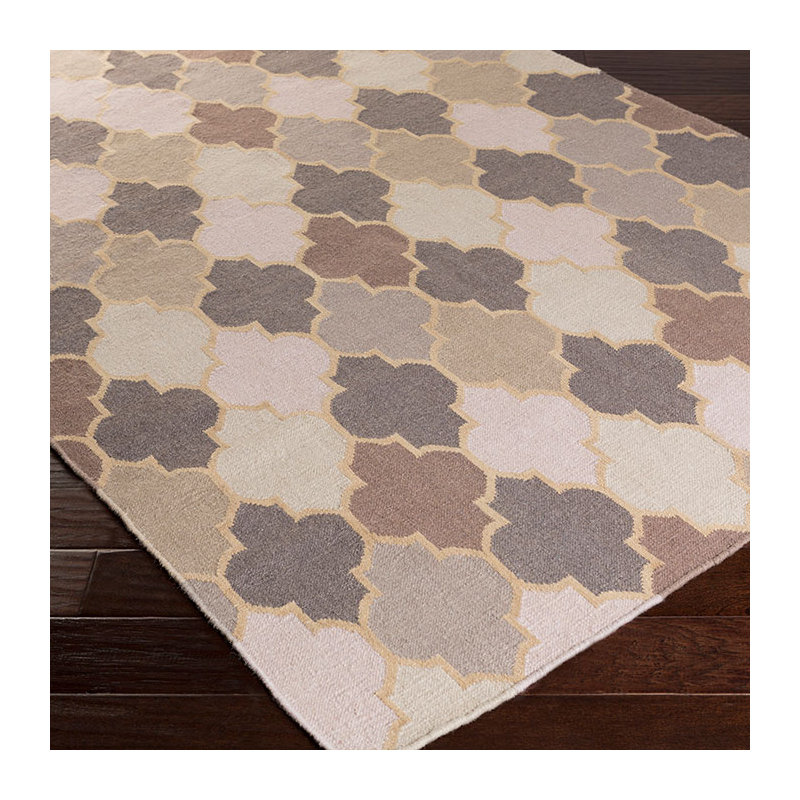 Crispin Wool Geometric Indoor Rug, Rectangle 3'6" x 5'6"