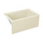 Baignoire d'angle Voltaire 48 po x 32 po avec bonde à gauche et tablier, couleur biscuit-98176465-50486692