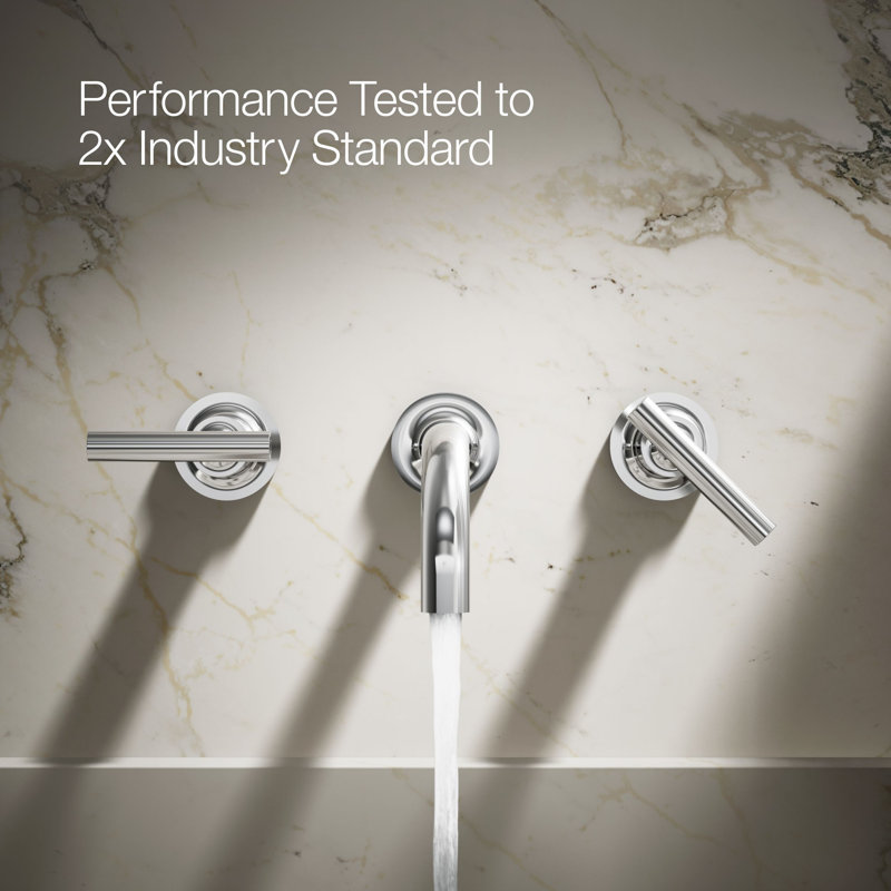 Purist® Wall Mounted Bathroom Faucet, Lever Handle, Polished Chrome