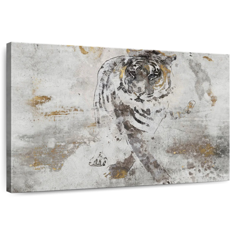 Brampt Tiger's Walk, 26" H x 39" W