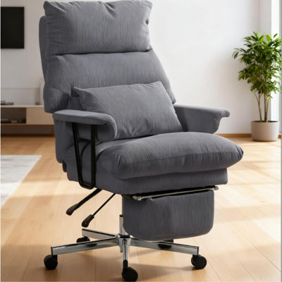 Chaise de bureau rembourrée avec support lombaire