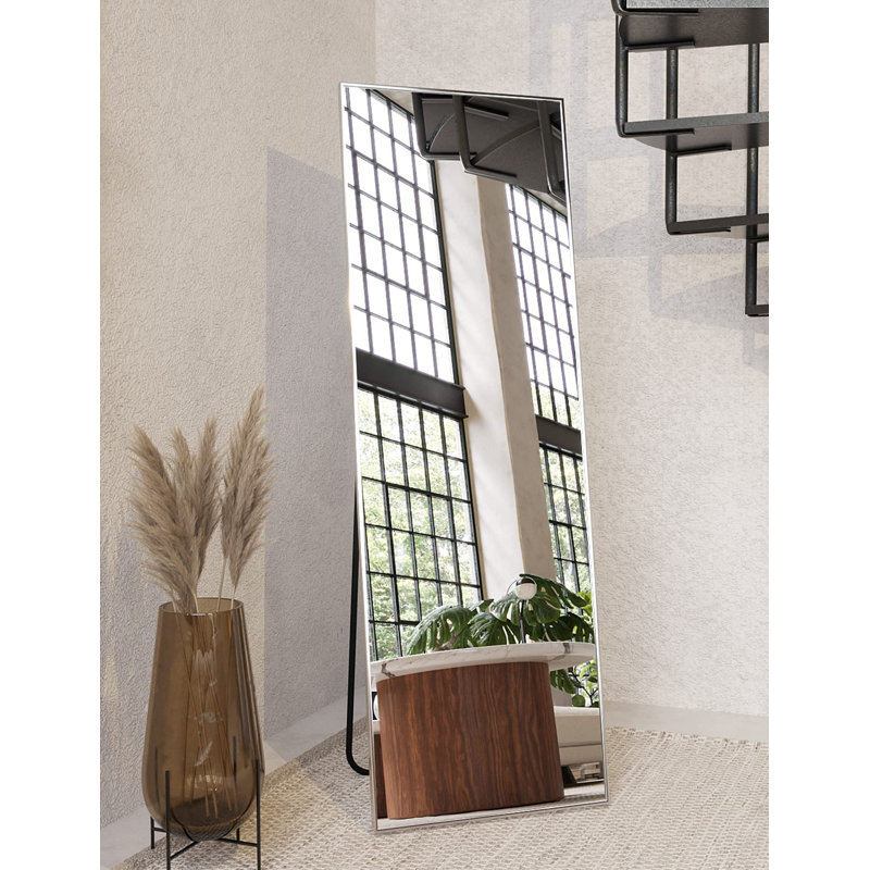 Miroir taille réelle, Argent, 18 po x 58 po