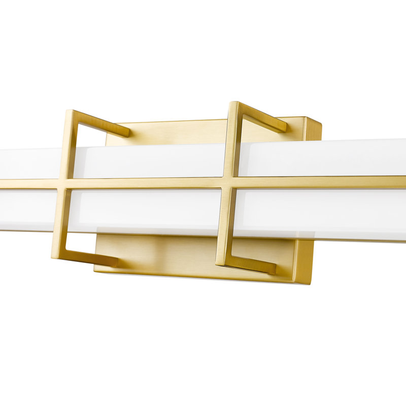 Klowie Dimmable LED Vanity Light, Modern Gold