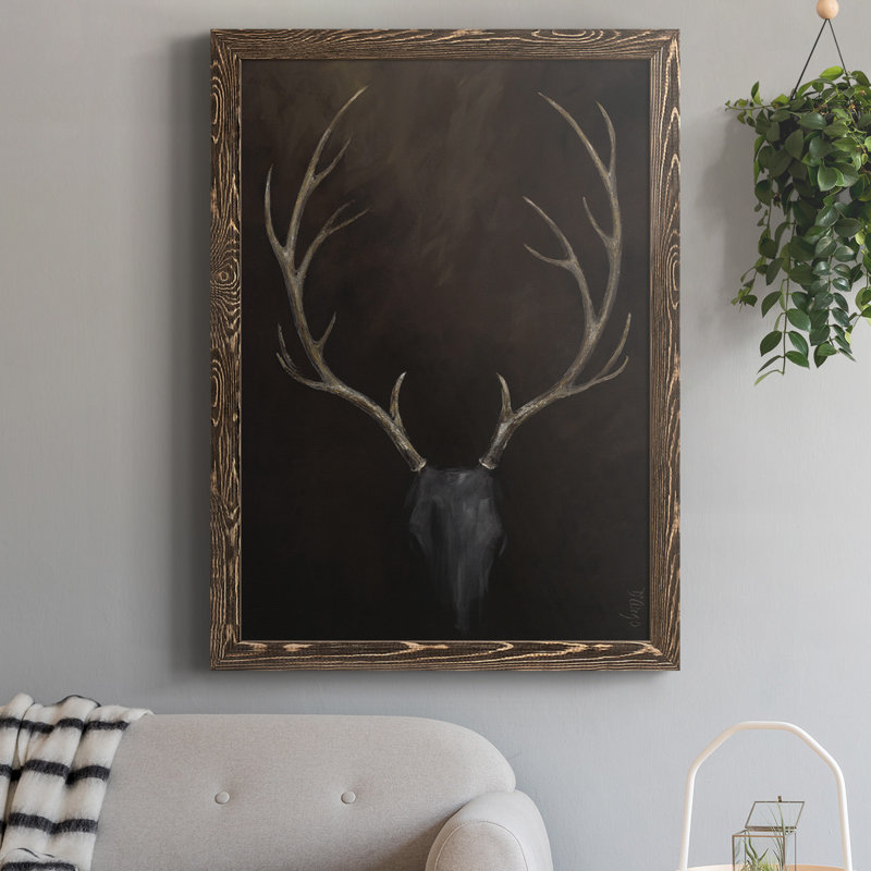 «Fourche Buck», reproduction sur toile, Impression encadrée, H 37,5 po x l 27,5 po, Noyer
