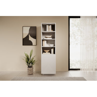 Ayliah 180 cm H x 50 cm W Laminate Standard Bookcase