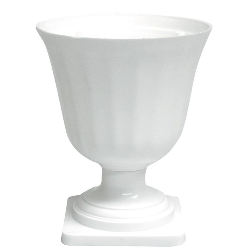 Vase de table en plastique Tutku, H 8,5 po x l 6,5 po x P 6,5 po