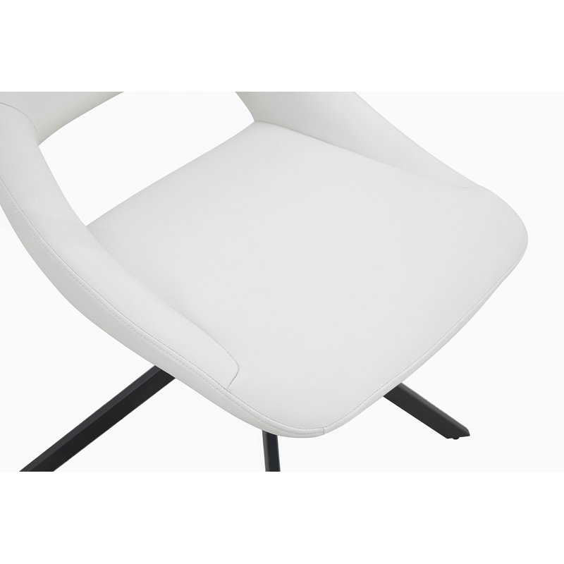 Ensemble de chaises pivotantes confortables idéales pour la salle à manger, la cuisine, offrant un mouvement fluide et un revêtement de haute qualité (ensemble de 4)