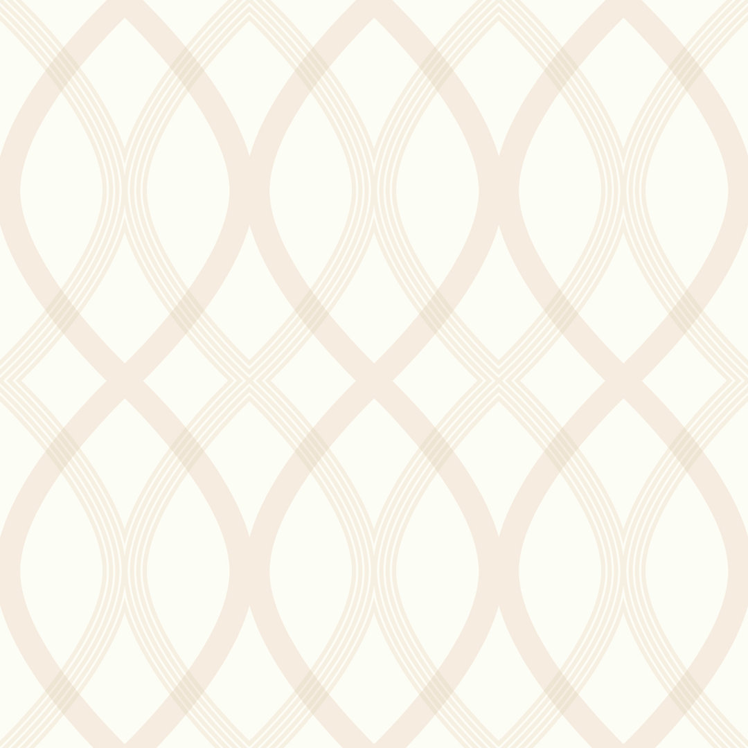 Simple Space II Lattice 33' x 20.5" Geometric 3D Embossed Wallpaper Brewster Home Fashions 