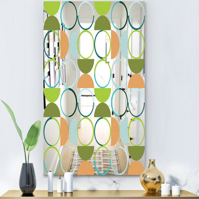 Miroir d'appoint circulaire et moderne