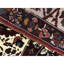 Wool Oriental Area Rug in Rosewood/Beige