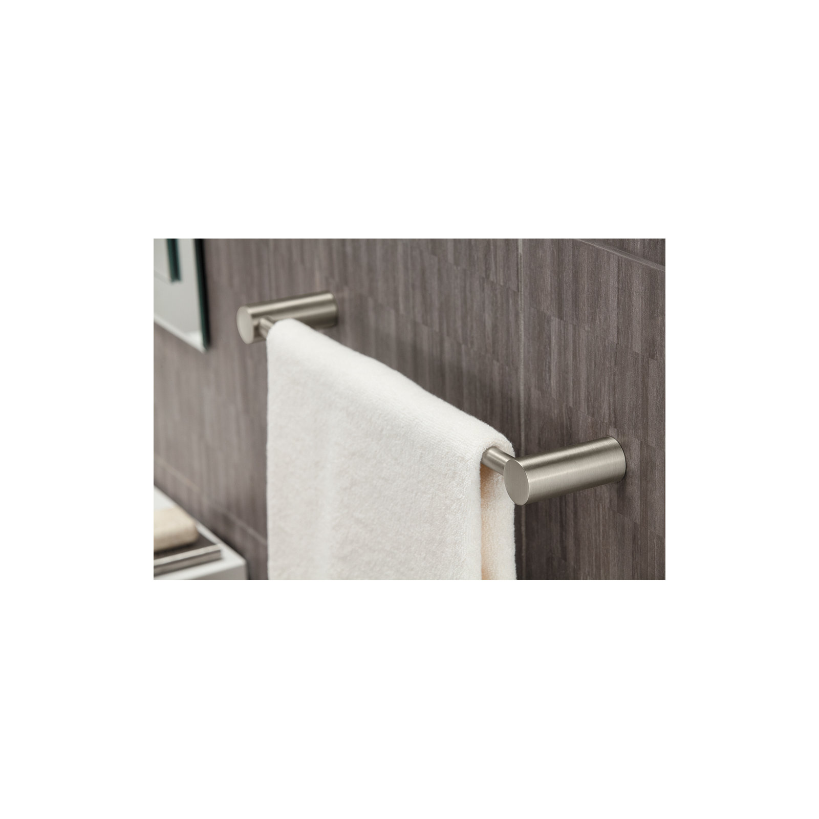 Moen Align 24 inch Wall Mounted Towel Bar, Brushed Nickel