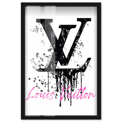 Doll Memories - Louis Drip Shadowbox Print Fashion Wall Art by Art Remedy