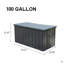 Boîte de rangement pour terrasse 100 gallons-113386347