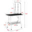 Table de toilettage pliable pour chien H 31,5 po x l 36 po x P 24 po-72517757