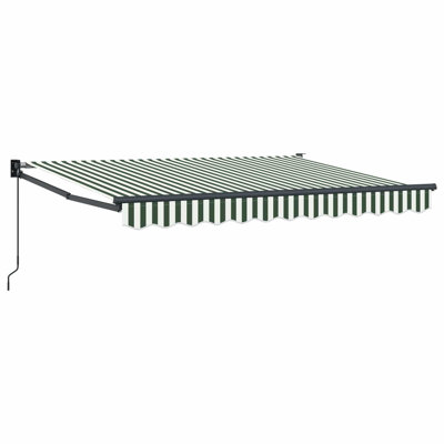 VidaXL 200cm D Polyester Cover Retractable Patio Awning