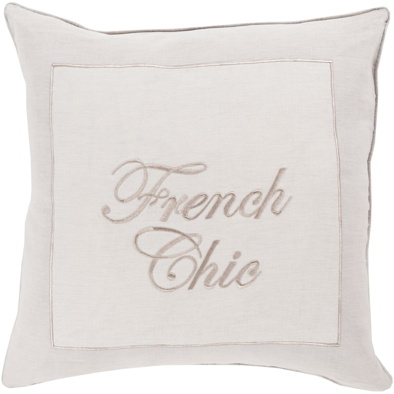 Throw Pillow, 18" x 18", Lavender / Beige, Polyester