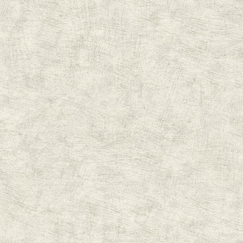 Pampas Plain Brushed Texture Winter White Wallpaper, White