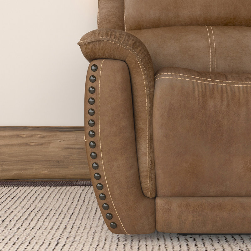 Bryce Power Recliner with Power Headrest, Tan