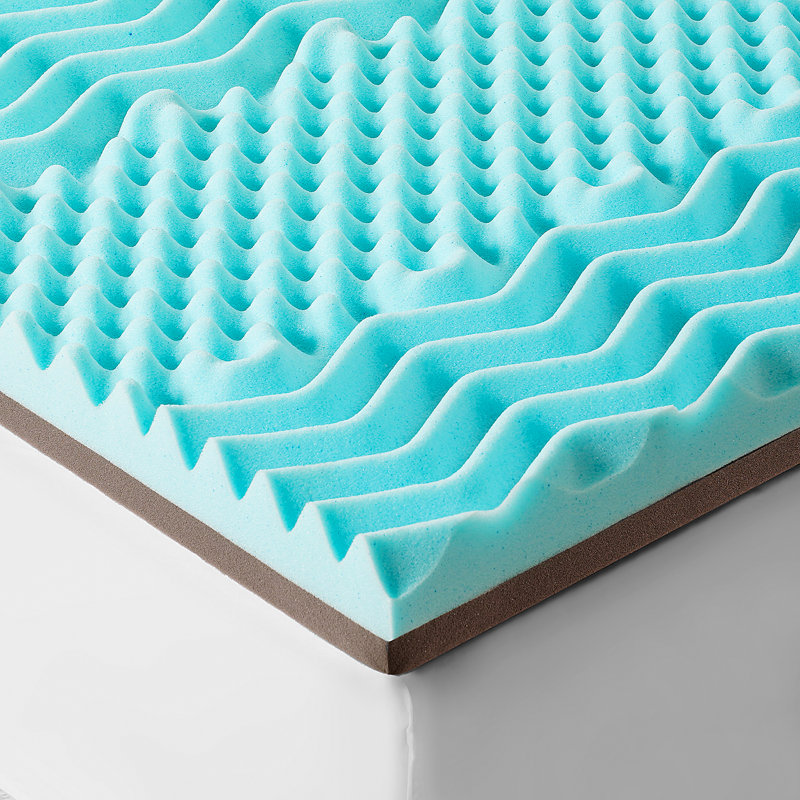 Surmatelas en mousse viscoélastique gélifiée haute densité 3 po, Grand