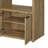 3 - Shelf Media Tower in Brown