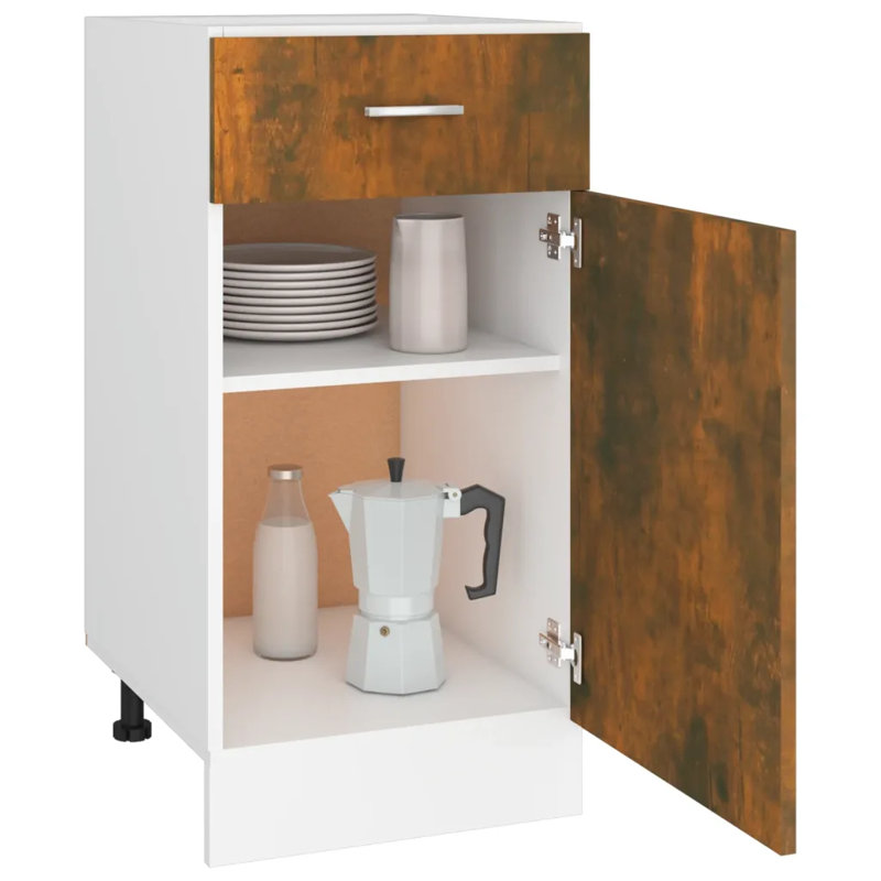 Lyon Drawer Bottom Cabinet Lyon, Smoked Oak
