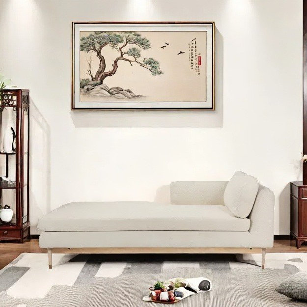 Méridienne simple et confortable, Orienté à droite