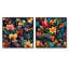 Taunton - Ensemble de 2 collages floraux et botaniques carrés-101861268-101861265
