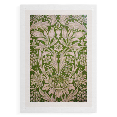 Vintage Abstract Print XXXVII -Canvas Print Only - NOT FRAMED