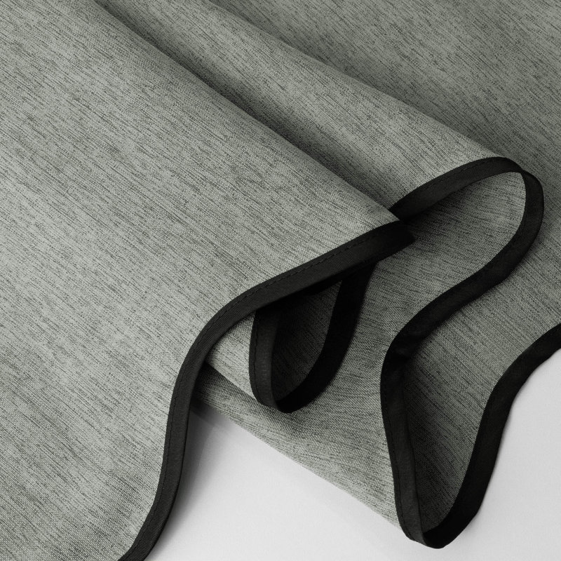Rideau de douche Linen, Gris