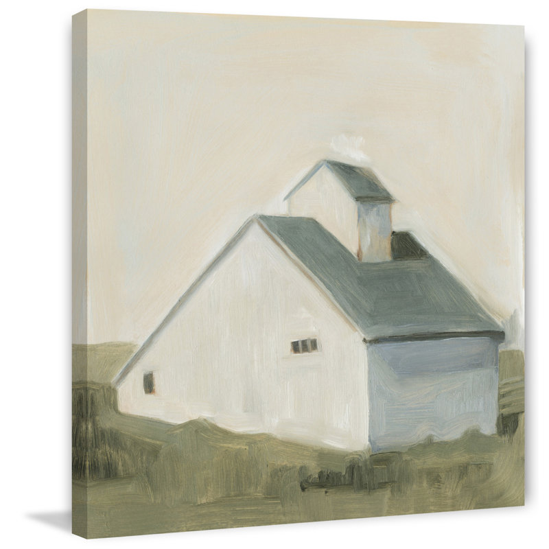 Serene Barn I - Wrapped Canvas Painting, 81 cm H x 81 cm W