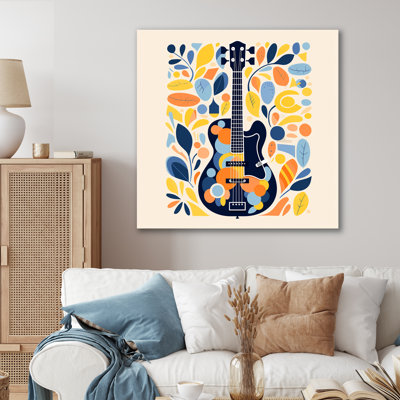 Bass Guitar Harmony - Fruits Wall Art
