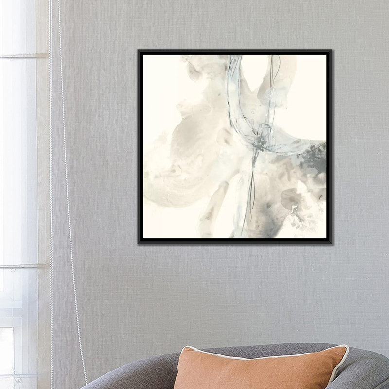 « divination iii », reproduction sur toile, H 18 po x l 18 po x P 1,5 po, Toile avec cadre noir, Pas de tapis