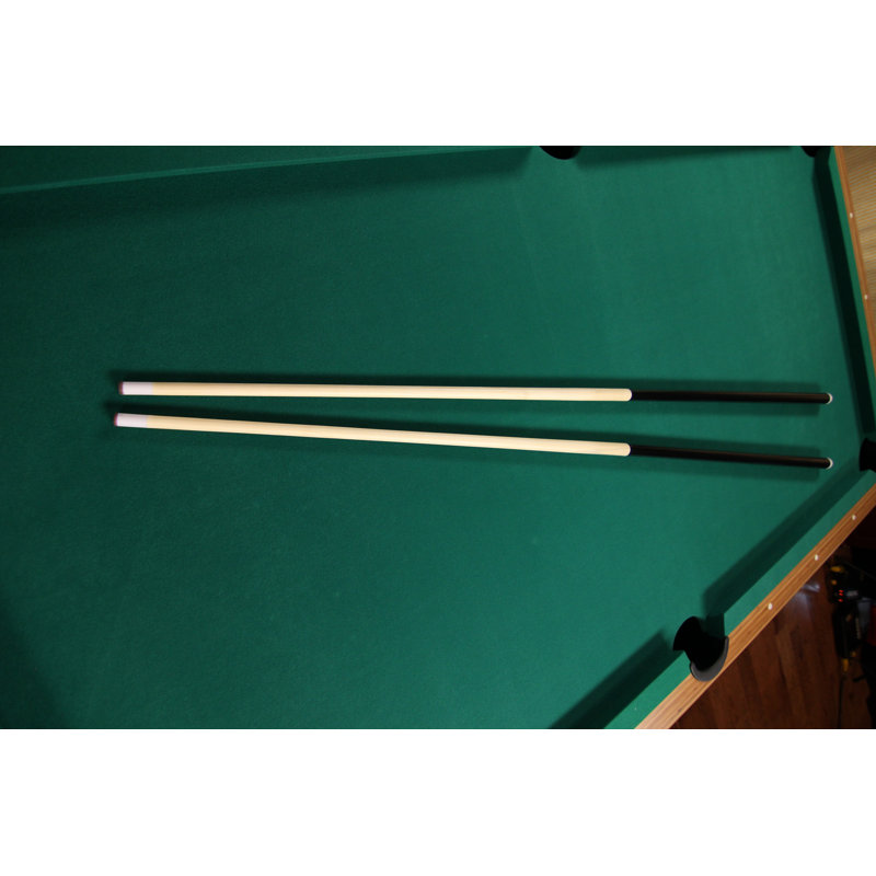 Mizerak 6.5' Bamboo Laminate Billiard Table with Green Nylon Cloth