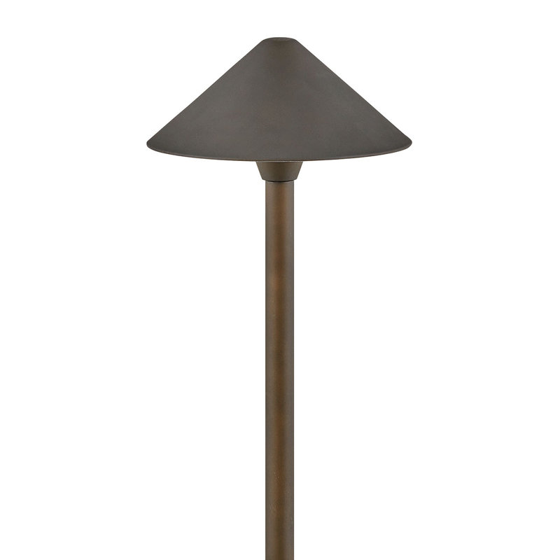 Éclairage de sentier à basse tension, Bronze huilé, H 16 po x l 8 po x P 8 po