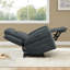 Fauteuil inclinable électrique en cuir véritable avec appui-tête réglable-1324257842