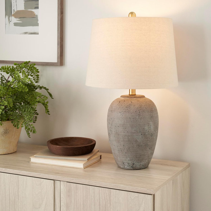 Ceramic Pot Table Lamp Set Of 2