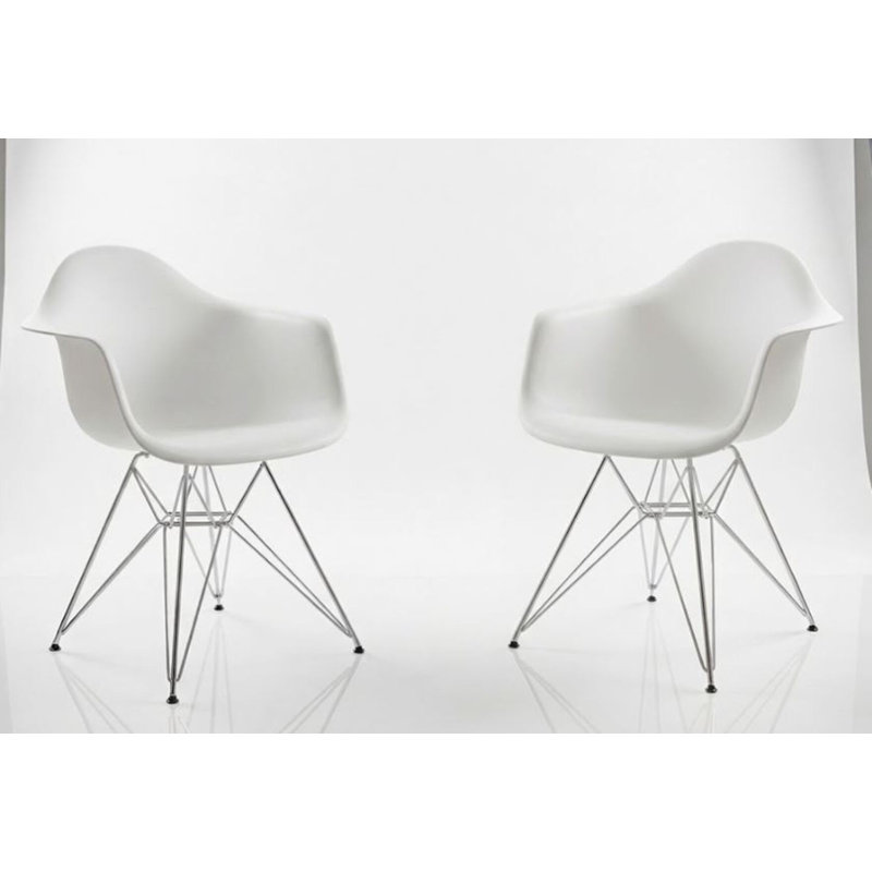 Yanae 17.5'' H Armchair, White