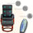 Faux Leather Massage Chair with Ottoman-852755096