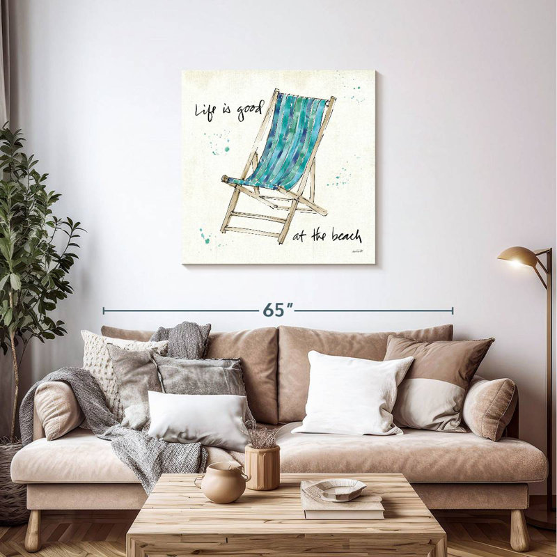 Gillas Beach Divas I Aqua, H 36 po x l 36 po