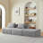 Oversized 3-Seater Compressed Sofa-1816856841