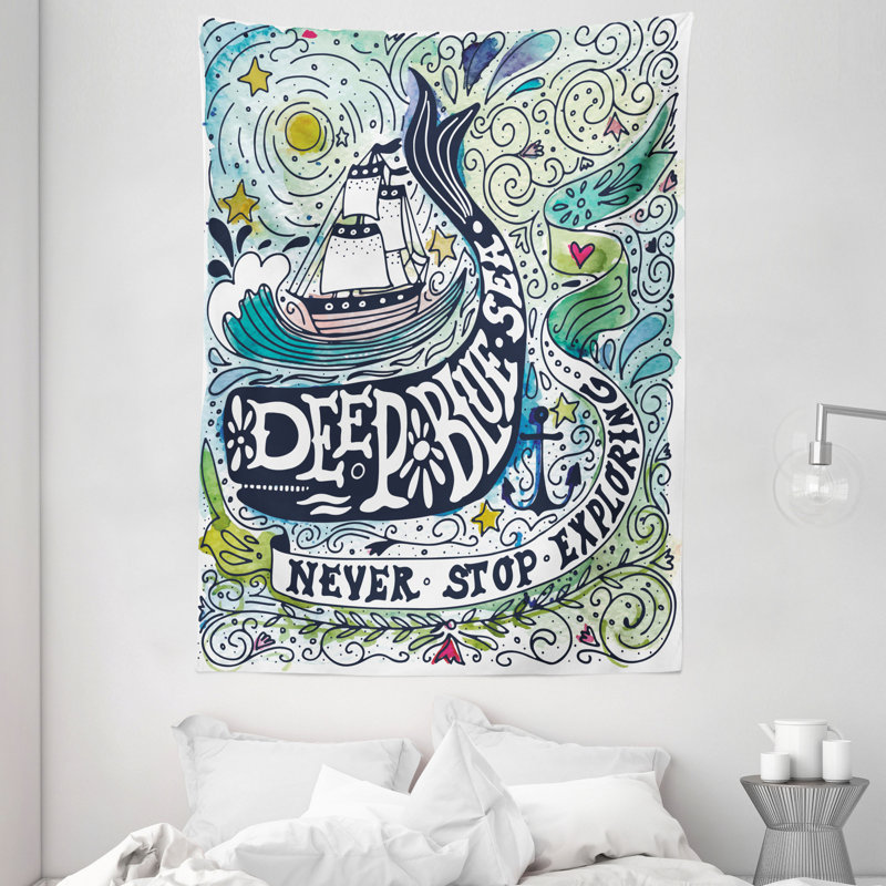Tapisserie en polyester, H 80 po x l 60 po