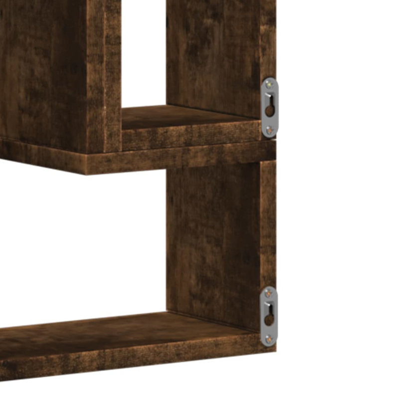 Roddney Floating Shelf, Smoked Oak