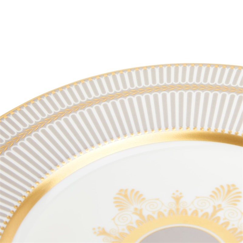 Anthemion Gray 8.9in Plate