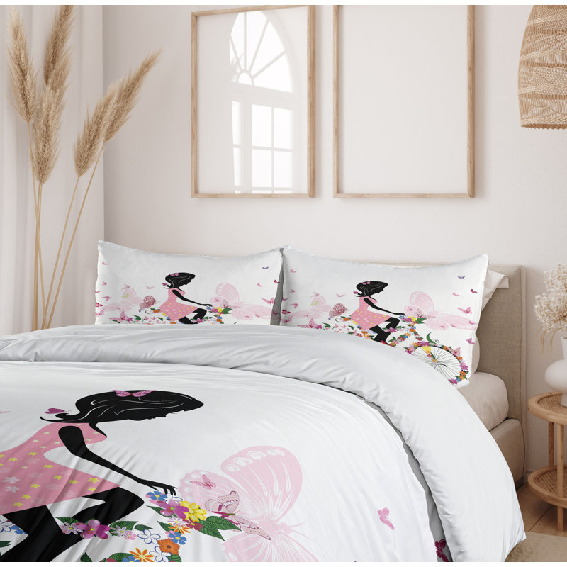 Multicolore, ensemble de housse de couette Ambesonne, Housse de couette très grand + 2 taies décorativ