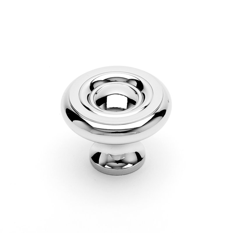 CK Series 1 1/2" Diameter Mushroom Knob, Polished Nickel, Small