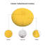 Coussin décoratif intérieur / extérieur Sunbrella, housse de coussin ronde de 16 pouces avec insert-116430561-116430563