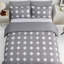 Soft Touch Reversible Duvet Cover Set with Secure Zipper & Corner Ties-122087238
