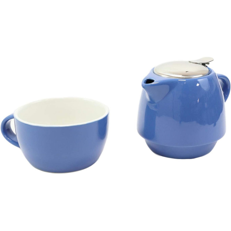 Ensemble de thé Zailie, Bleu